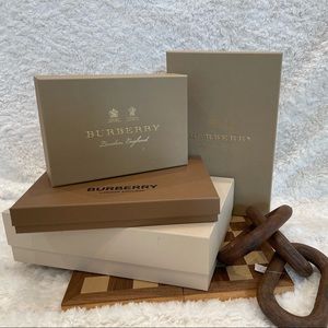 Burberry gift boxes